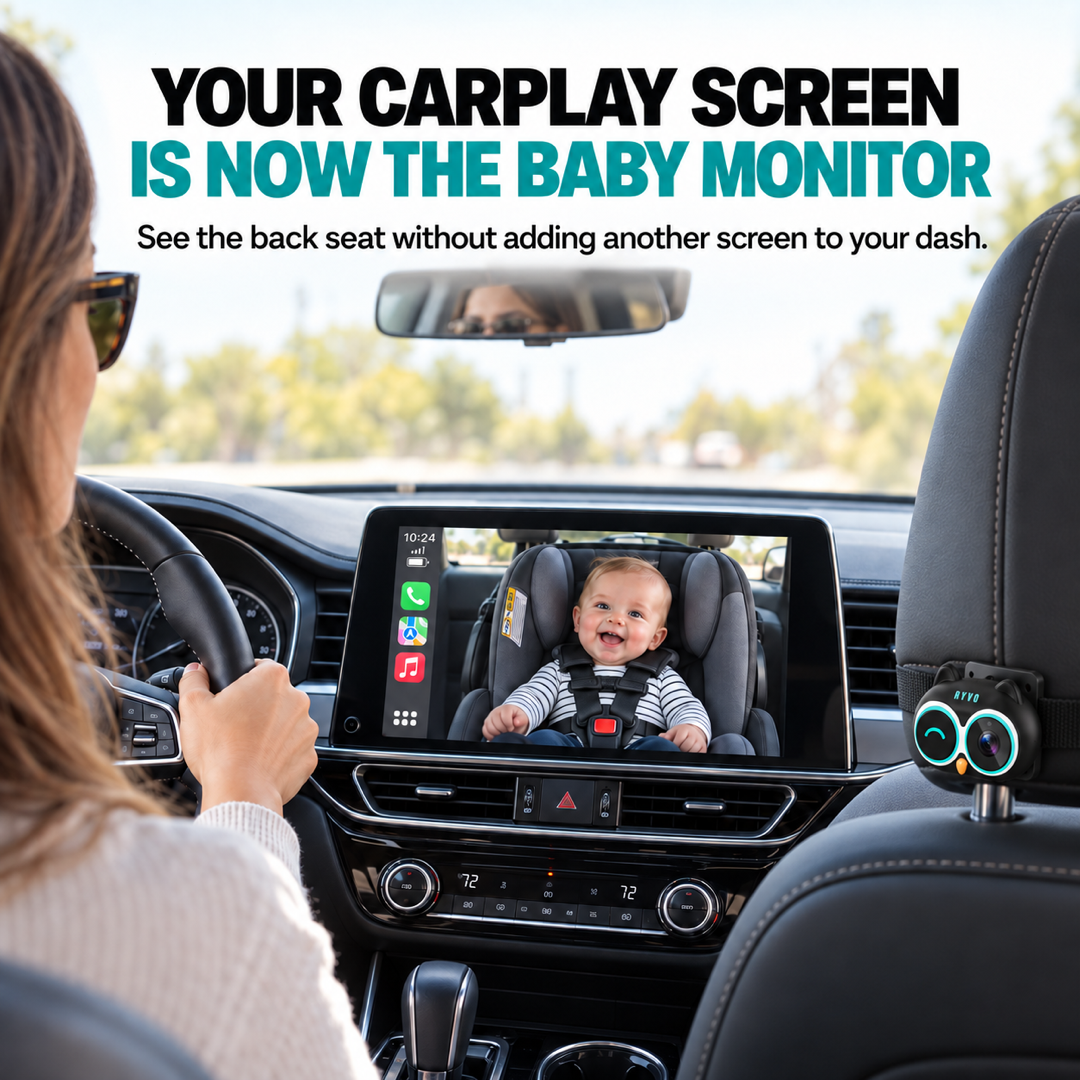 RYVO™ Baby Camera for Car Wireless CarPlay Adapter