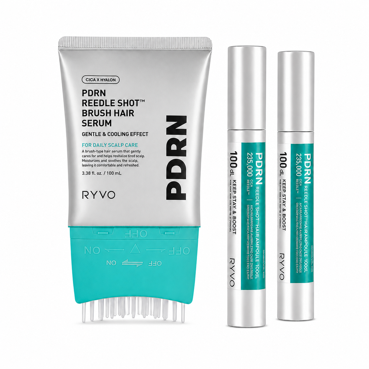 PDRN Scalp Care Set (1 Brush + 2 Pens)