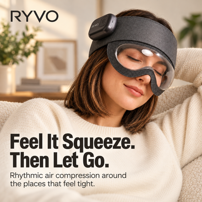 RYVO™ Cordless Heated Air Compression Head Spa Massager