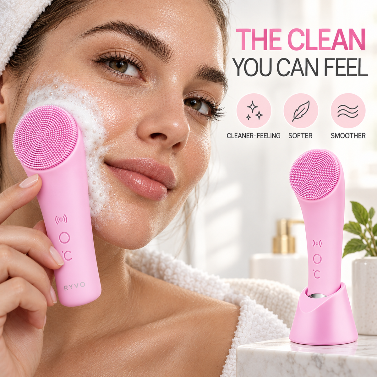 RYVO™ Sonic Facial Cleansing Brush