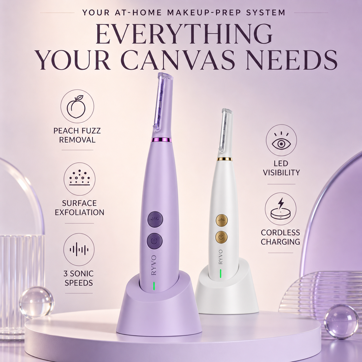 RYVO™ Sonic Dermaplaning Tool