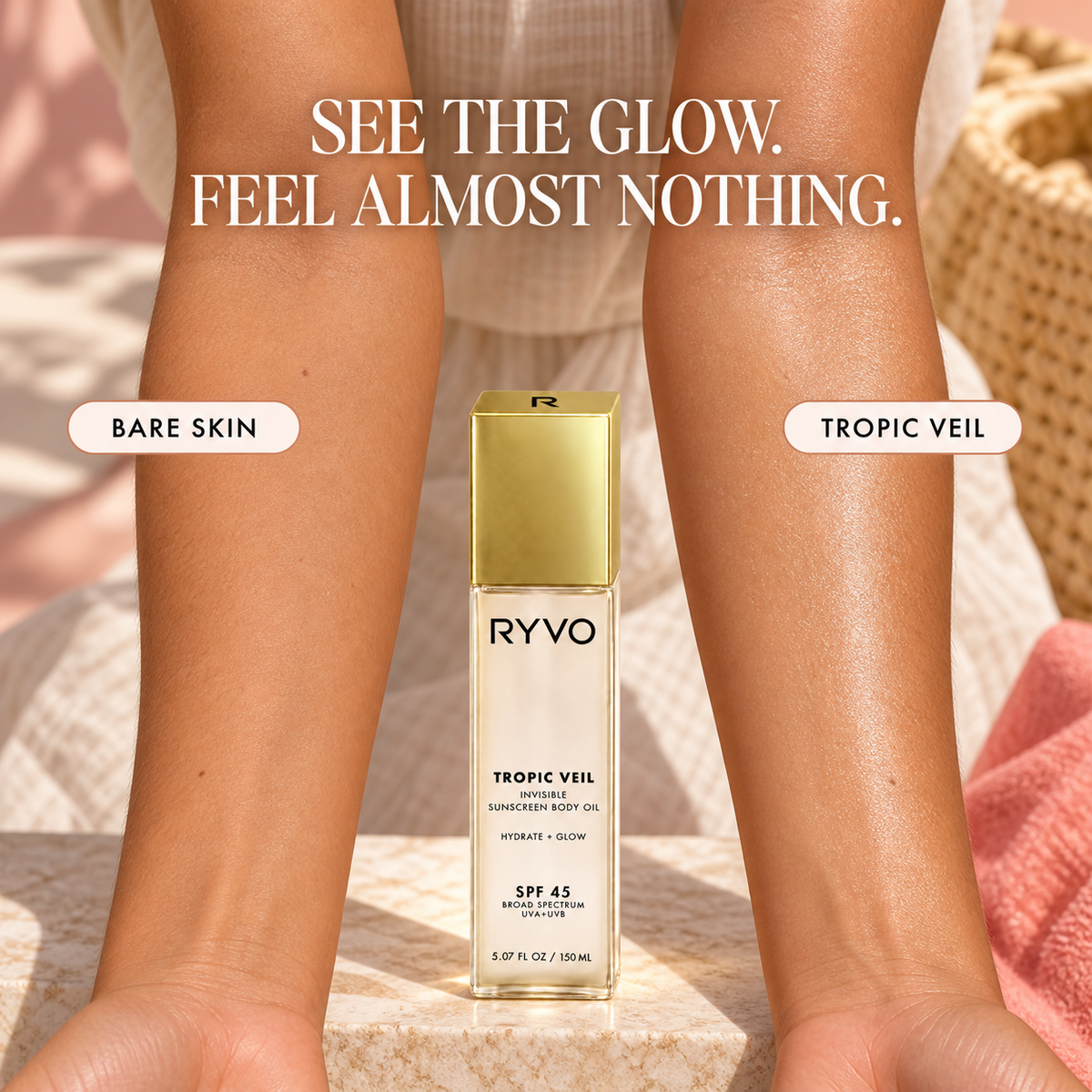 RYVO™ SPF 45 Invisible Sunscreen Body Oil