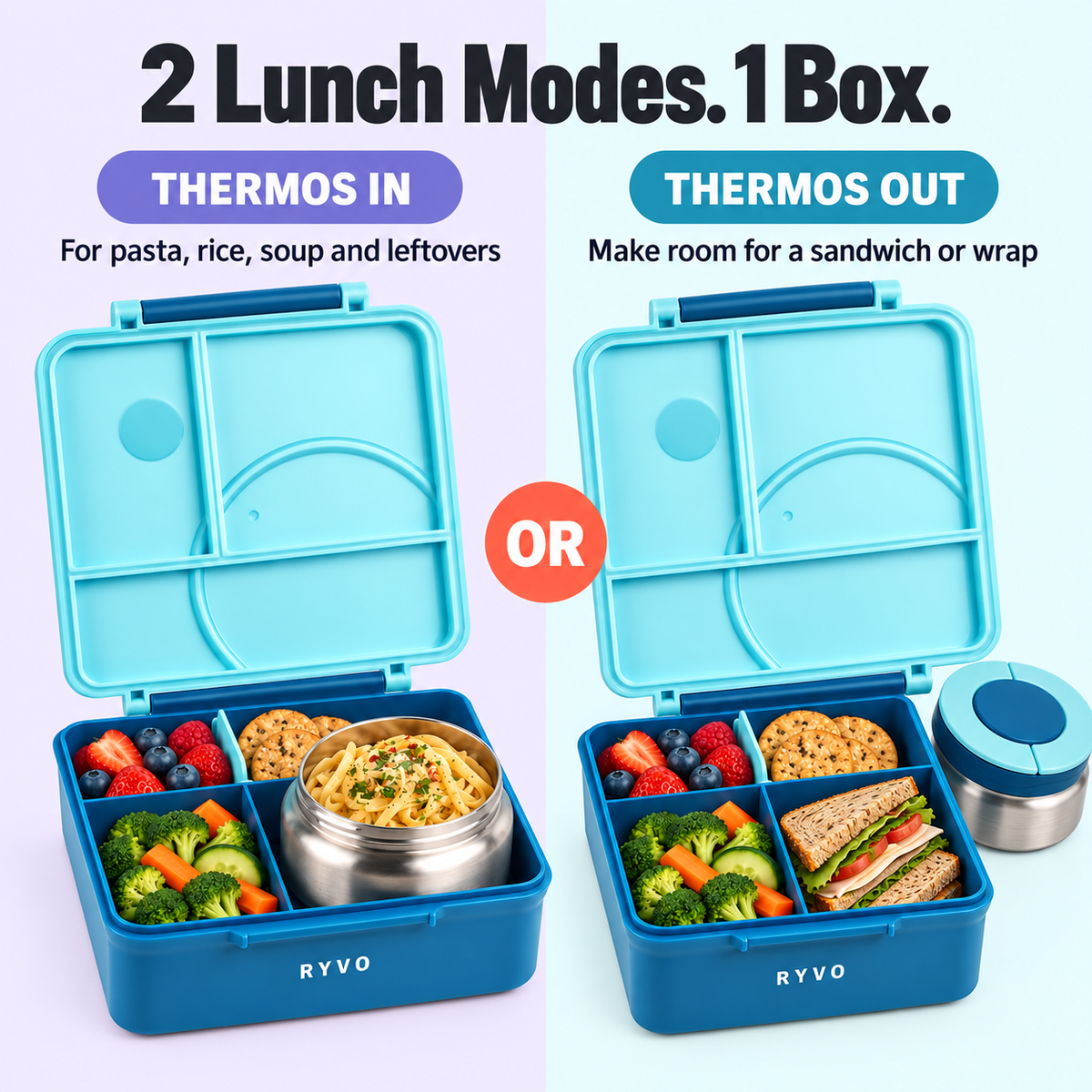 RYVO™ Insulated Bento Lunch Box