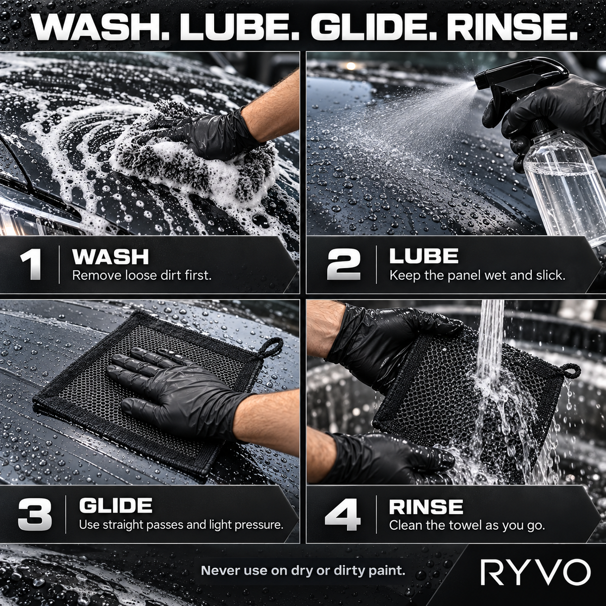 RYVO™ Detailing Clay Towel
