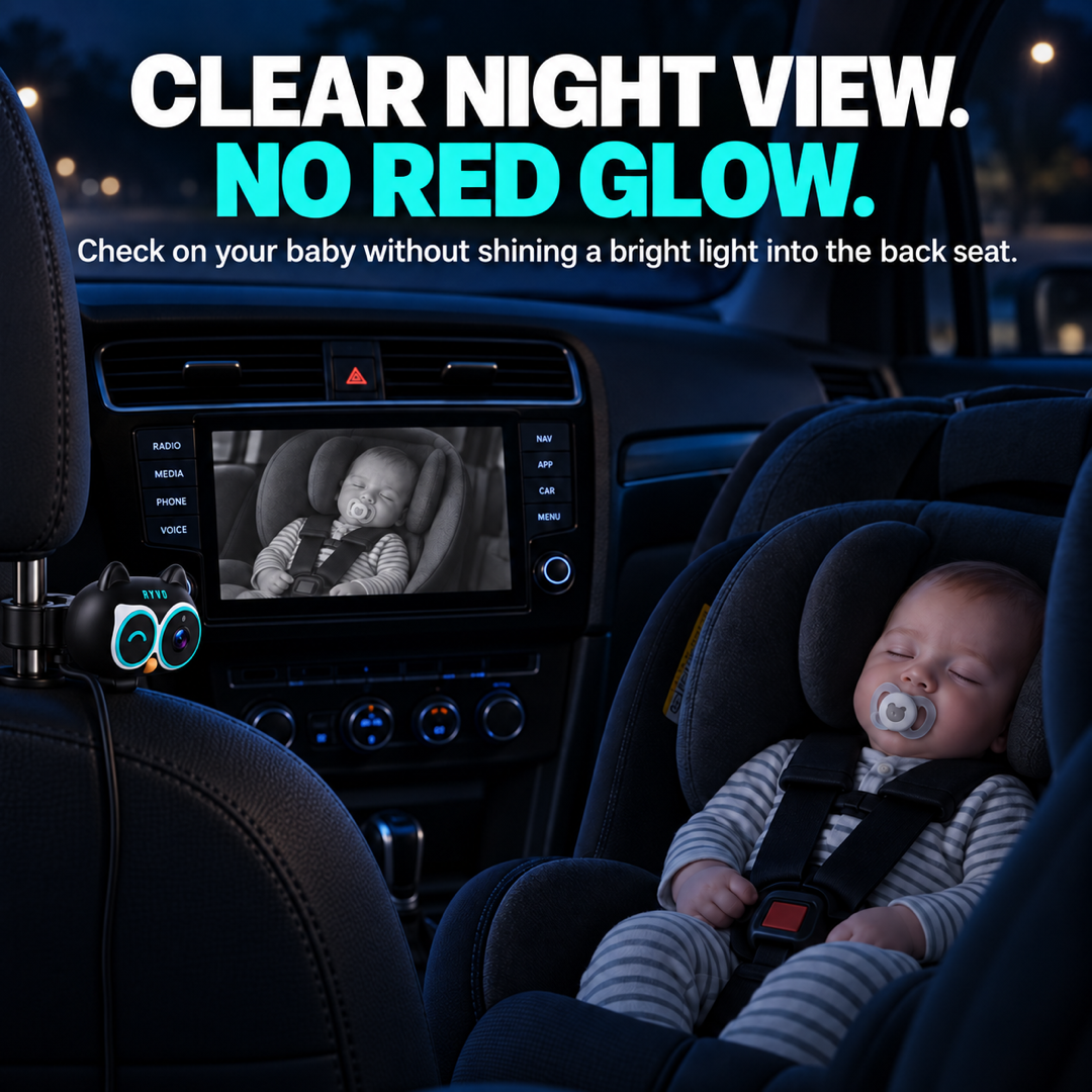 RYVO™ Baby Camera for Car Wireless CarPlay Adapter