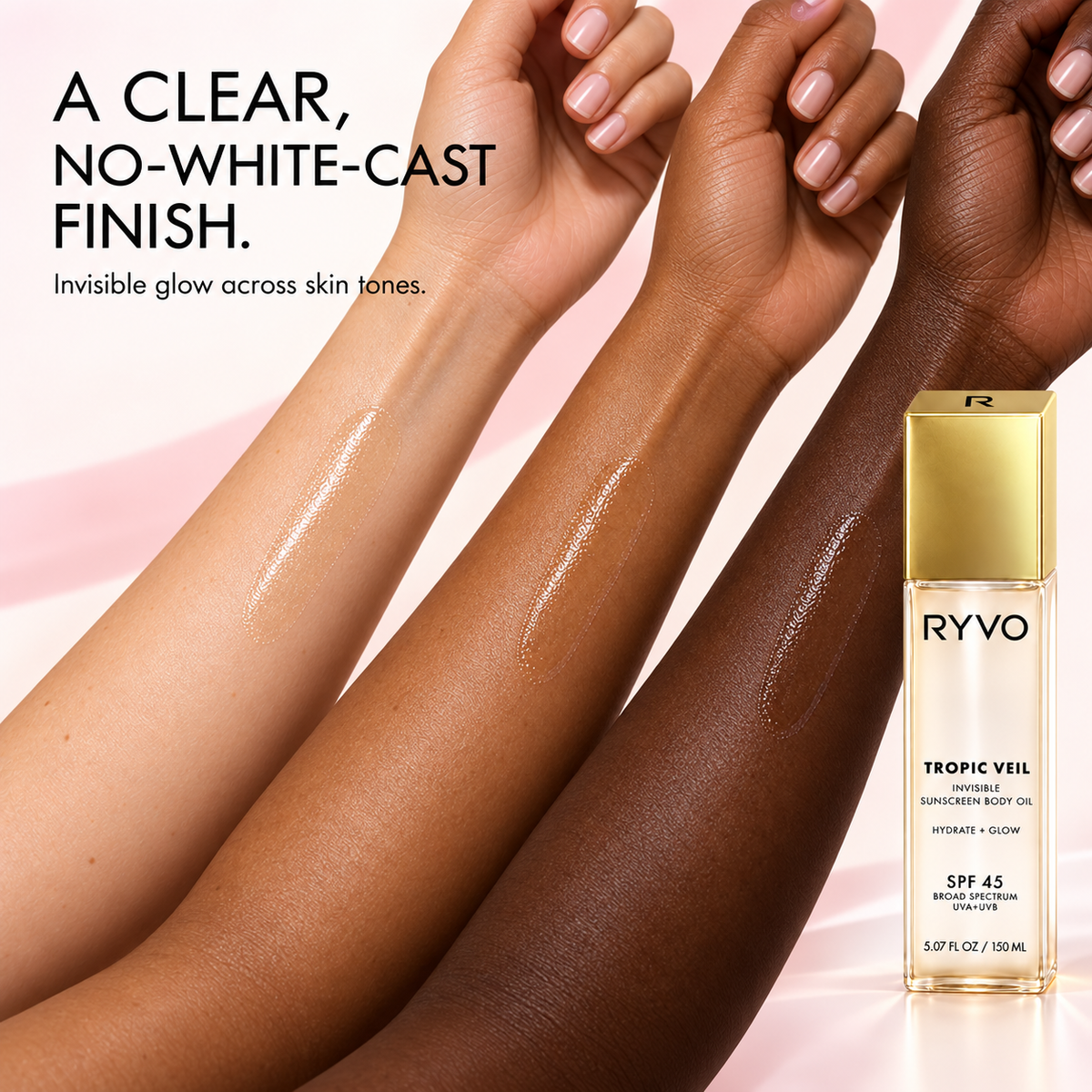 RYVO™ SPF 45 Invisible Sunscreen Body Oil