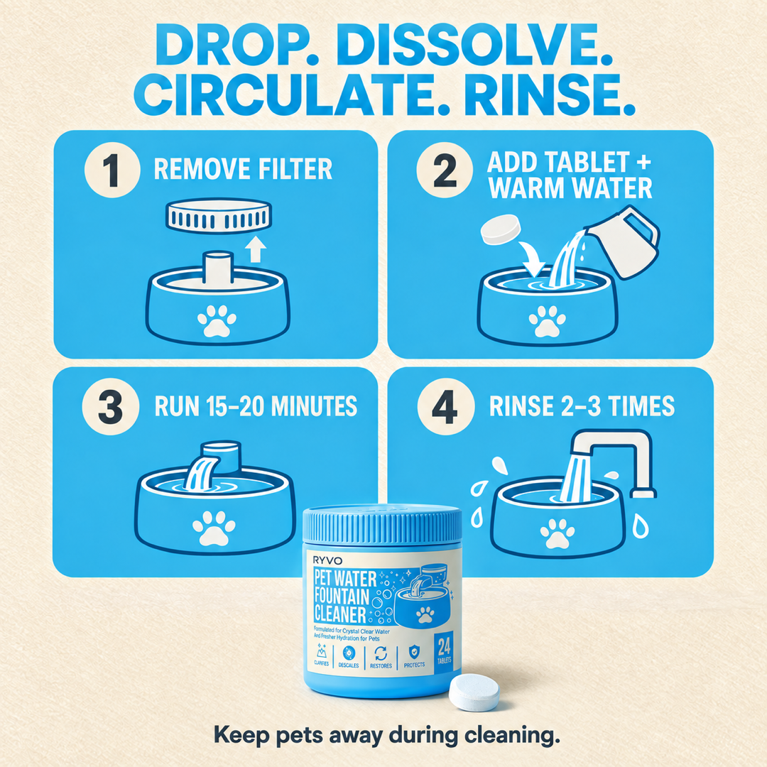 RYVO™ Pet Fountain Deep-Clean Tablets