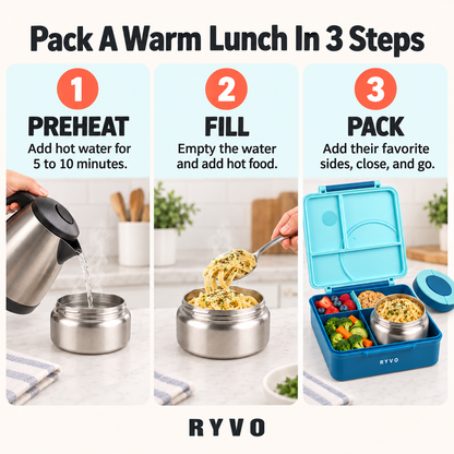 RYVO™ Insulated Bento Lunch Box