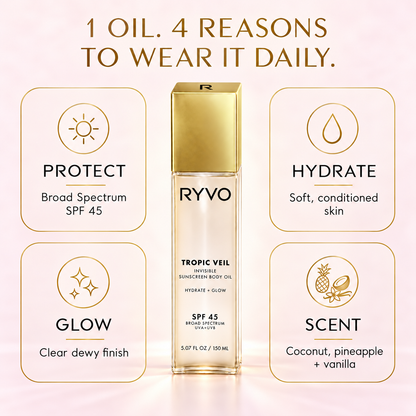 RYVO™ SPF 45 Invisible Sunscreen Body Oil