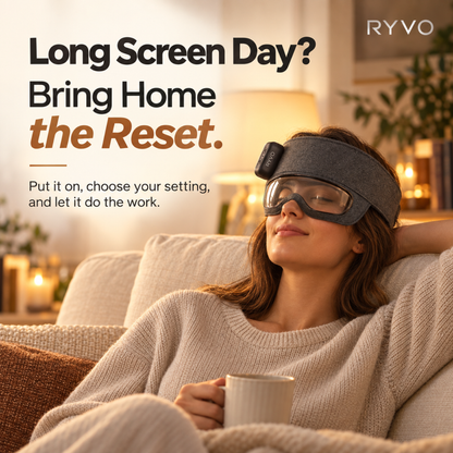 RYVO™ Cordless Heated Air Compression Head Spa Massager