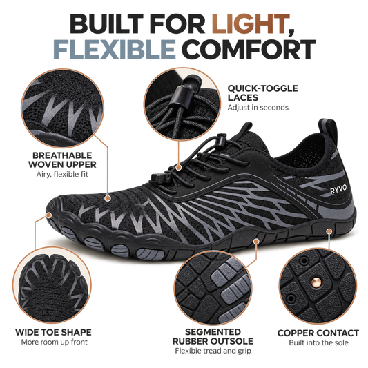 RYVO™ Grounding Barefoot Shoes