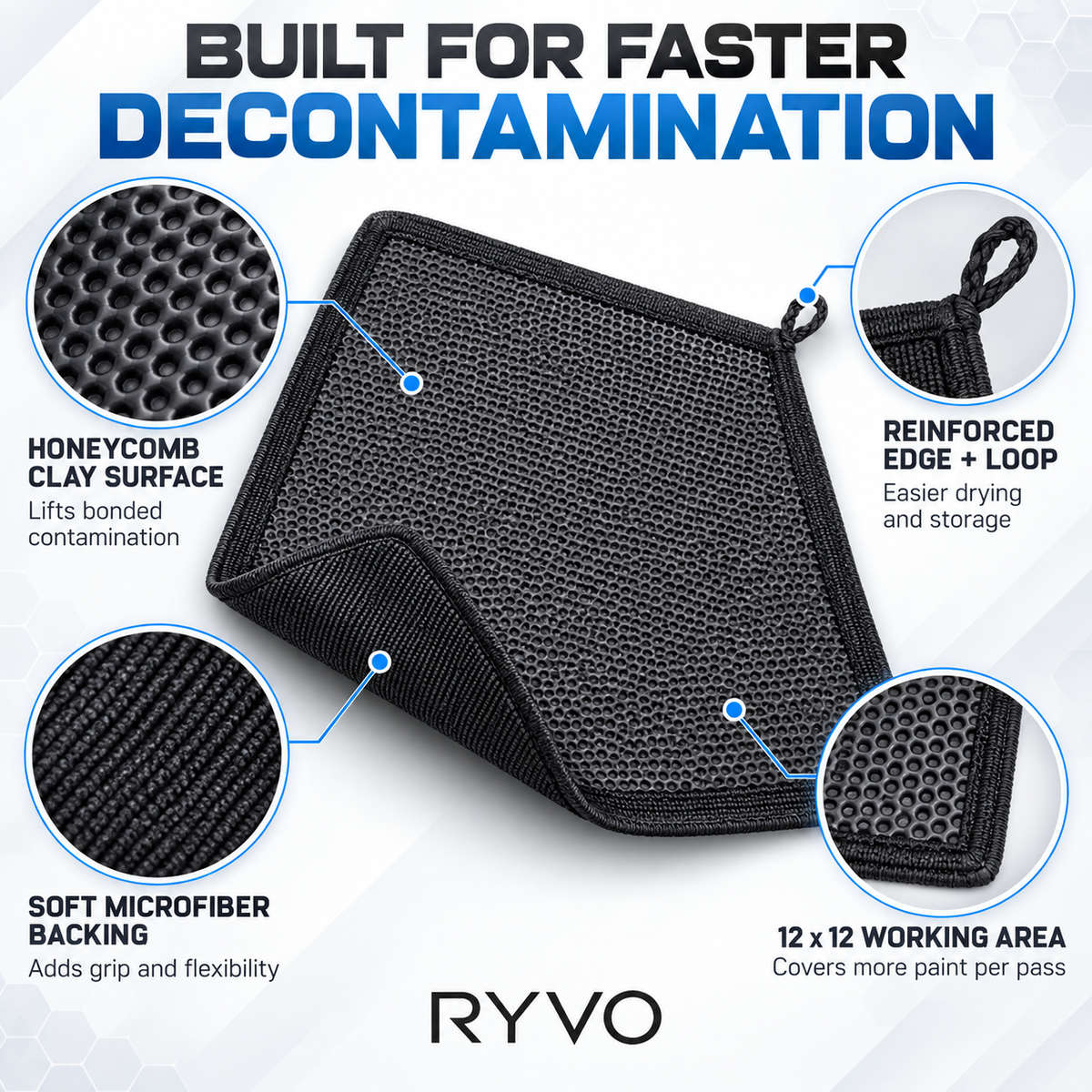RYVO™ Detailing Clay Towel