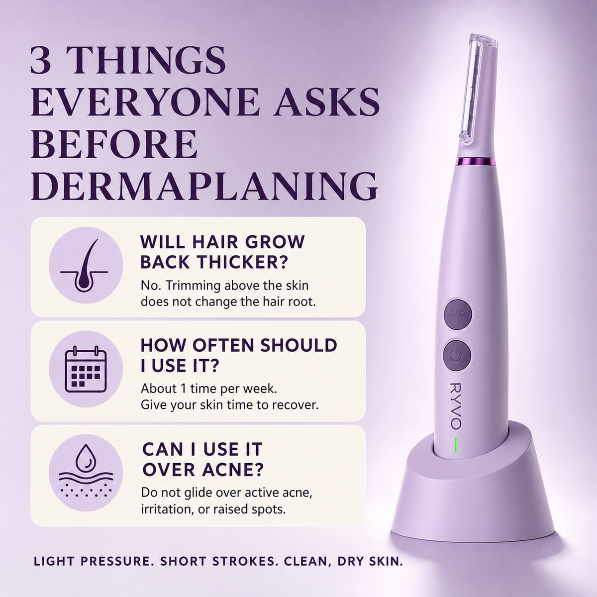 RYVO™ Sonic Dermaplaning Tool