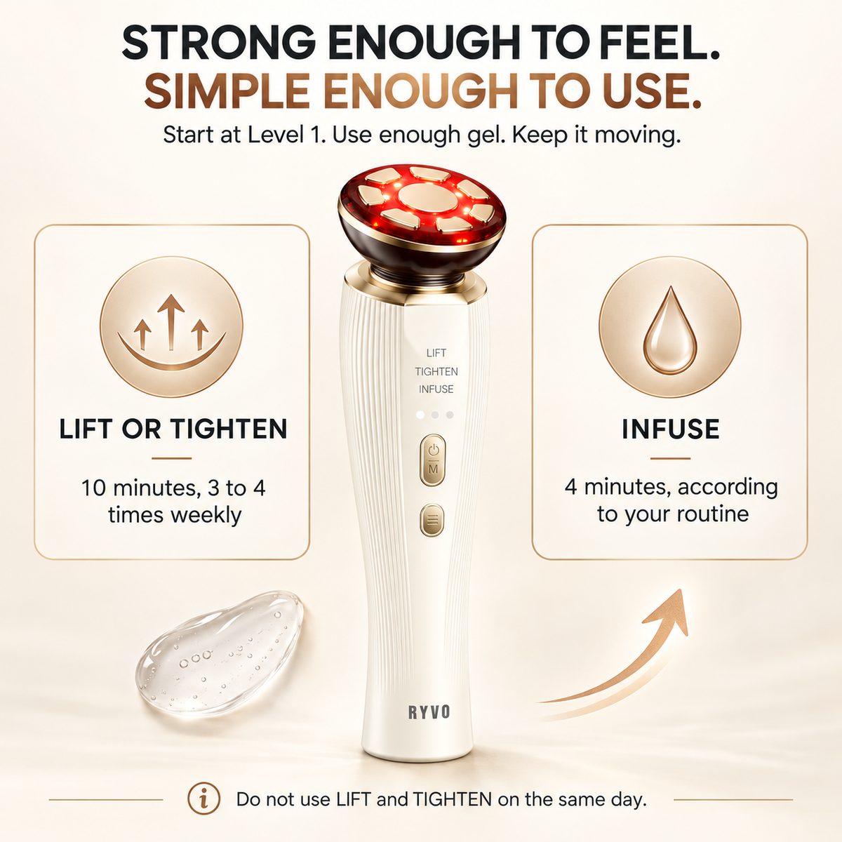 RYVO™ 3-in-1 Lift & Sculpt Facial Wand